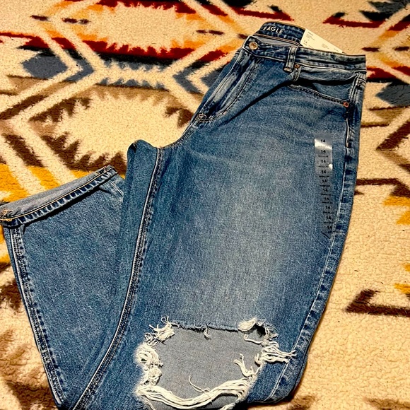 American Eagle Outfitters Denim - American Eagle Strigid mom jean size 14 reg